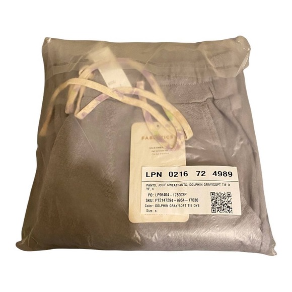 New Fabletics Jolie Gray Sweatpants Small - Picture 4 of 4